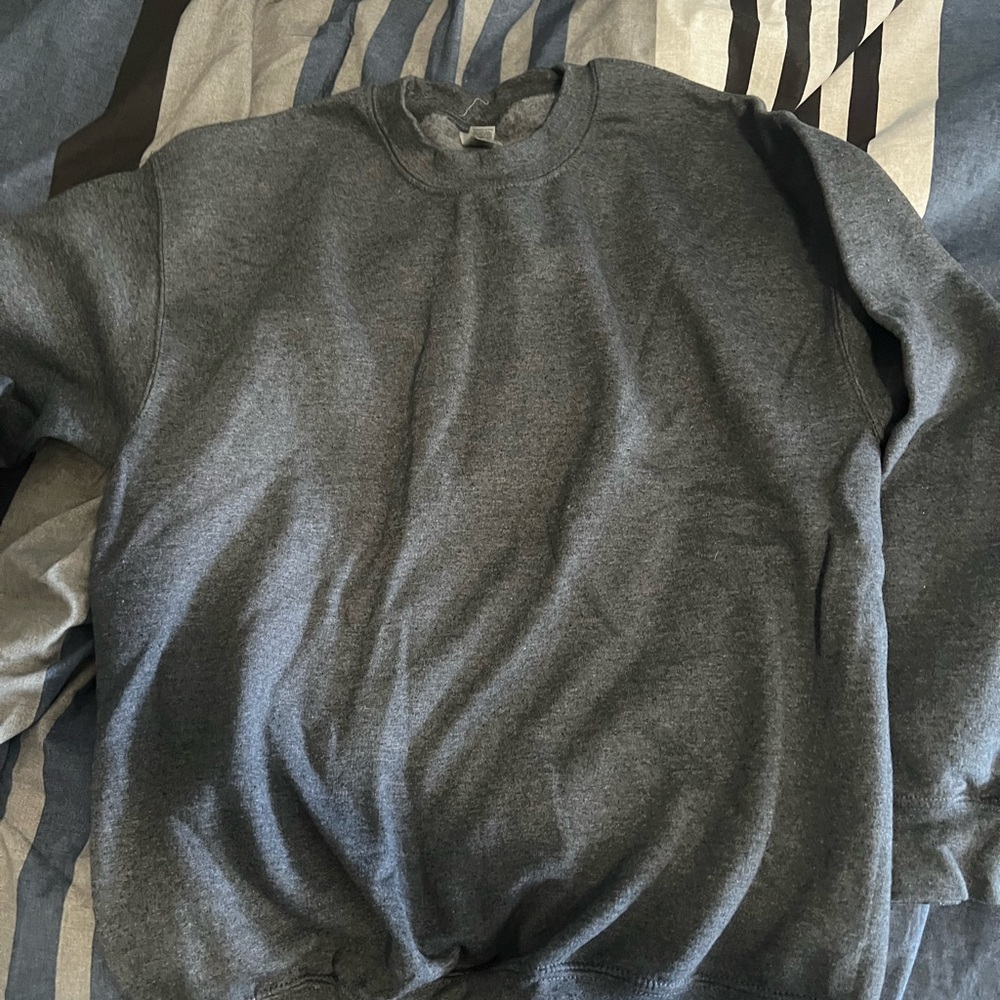 Solid Grey Gildan Sweatshirt